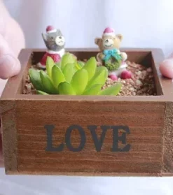 Einladungstablett mit kreativer Widmung