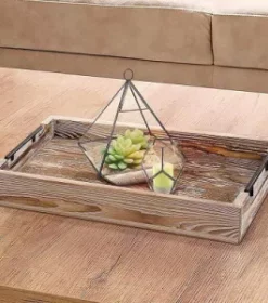 Wunschbild graviert auf Tablett aus Holz