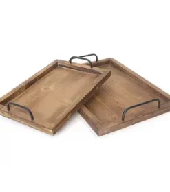 Motivationsbotschaft auf Holztablett