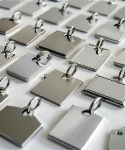 Blanko-Schlüsselanhänger aus Metall