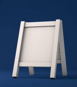 Schilderhalter mit eingraviertem Logo ideal für Cafés Restaurants oder Praxen