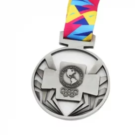 Vereinsmedaille mit Logo und Text