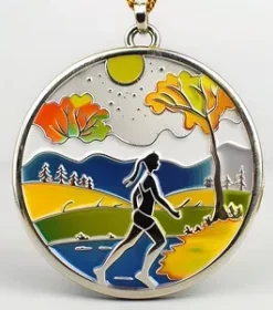 Feierliche Medaille mit Samtband