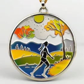 Feierliche Medaille mit Samtband