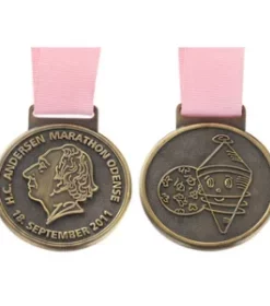 Individuell gestaltete Medaille mit Text