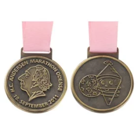 Individuell gestaltete Medaille mit Text