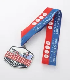 Sportliche Trophäe in Medaillenform