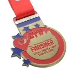 Metallanhänger in Medaillenoptik