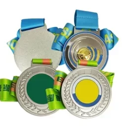 Gravierte Jubiläumsmedaille mit Text