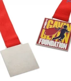 Trophäenmedaille mit Goldband