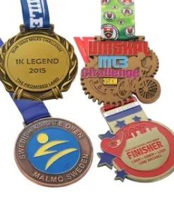 Erinnerungsmedaille mit Ort und Datum