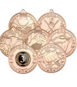 Sportevent-Medaille mit Etikett