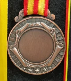 Kunststoffmedaille mit Foliendruck