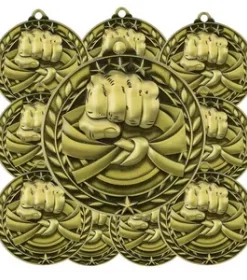 Holzplakette als Medaille