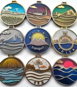 Individuelle Sportmedaille mit Clip