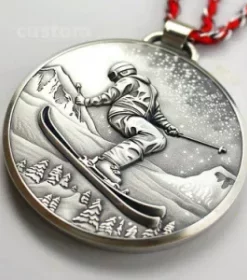 Kindermedaille mit Tiermotiv