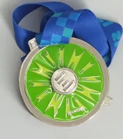 Sportmedaille mit Teamname