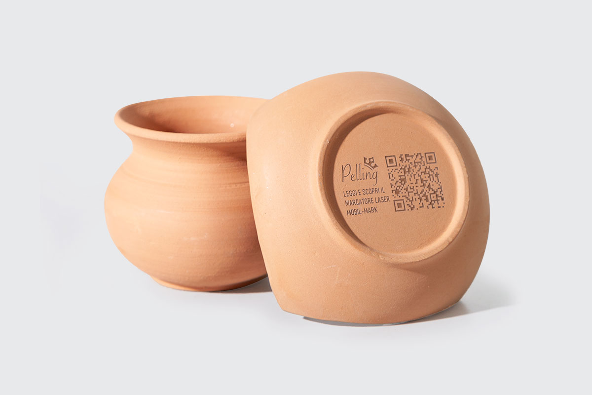 Lasergravur auf Keramik