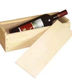 Personalisierte Holzbox für Wein mit Gravur – Geschenkidee für Hochzeit oder Jubiläum