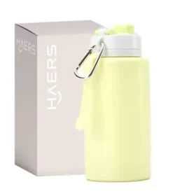 Nachhaltige faltbare Wasserflasche mit Gravur – BPA-frei und wiederverwendbar