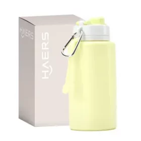 Nachhaltige faltbare Wasserflasche mit Gravur – BPA-frei und wiederverwendbar