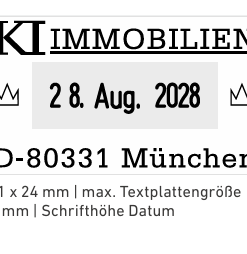 5430 stempel Professional, 41x24 mm