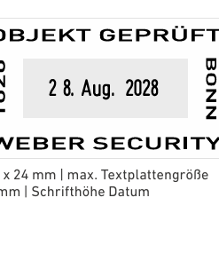 5431 stempel Professional, 47x18 mm