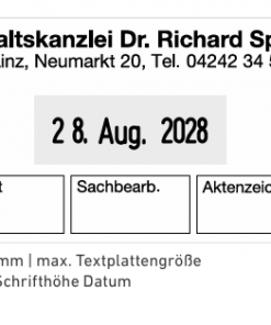 5460 stempel Professional, 56x33 mm