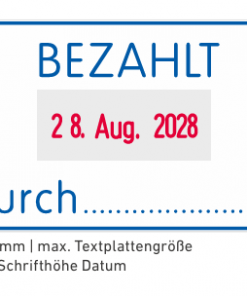 5460/L2  stempel Professional,  56 x 33 mm