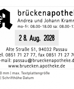 5474 stempel Professional, 60x33 mm