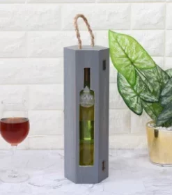 Nachhaltige Holz-Weinbox mit individueller Gravur – Unvergessliches Geschenk für Familie und Freunde