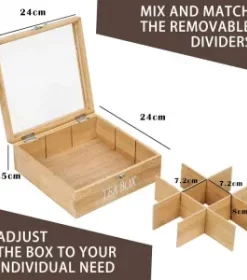 Gravierte Holz-Teebox – Nachhaltig und individuell graviert