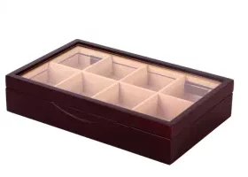 Edle Holz-Teebox mit Gravur – Luxuriöse Geschenkidee für Firmenkunden