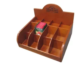 Nachhaltige Holzbox für Tee mit Namen oder Logo – Exklusives Präsent für Mitarbeiter