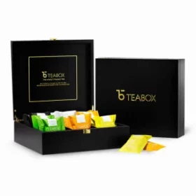 Edle Holz-Teebox mit Gravur – Hochwertiges Accessoire für Küche und Büro