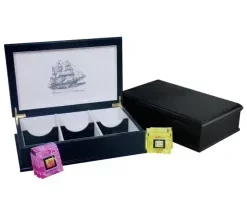 Premium Holzbox für Tee mit Gravur – Handgefertigt in Deutschland