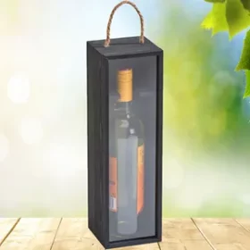 Elegante Holzbox für Weinflaschen – Nachhaltige Geschenkidee für Weinliebhaber