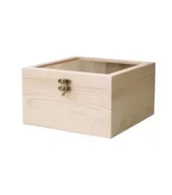 Nachhaltige Holzbox für Tee mit Namen oder Logo – Elegante Box mit personalisiertem Design