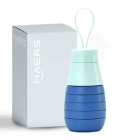 Individuelle faltbare Trinkflasche mit Gravur – Geschenkidee für Kinder und Erwachsene