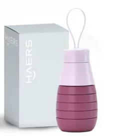 BPA-freie faltbare Trinkflasche mit Gravur – Sicher und nachhaltig für den Alltag