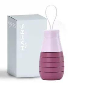 BPA-freie faltbare Trinkflasche mit Gravur – Sicher und nachhaltig für den Alltag