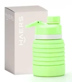 Faltbare Wasserflasche mit Wunschgravur – Persönliches Präsent für Mitarbeiter