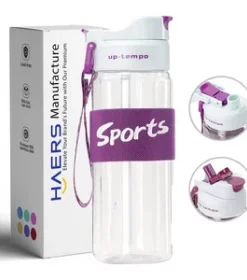 Nachhaltige Plastikwasserflasche mit Gravur – Praktisches Accessoire für unterwegs