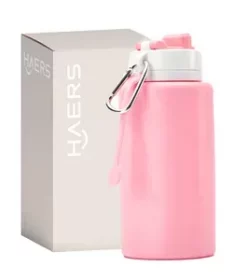 Nachhaltige faltbare Trinkflasche mit Logo Gravur – Ideal für Events und Werbung