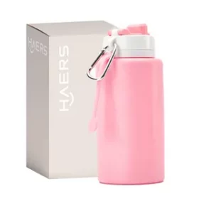 Nachhaltige faltbare Trinkflasche mit Logo Gravur – Ideal für Events und Werbung