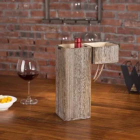 Exklusive Weinbox aus Holz personalisieren – Dekorative Holzbox für Weinliebhaber
