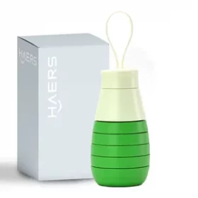 Personalisierte Wasserflasche faltbar – Praktisch für Reisen und Outdoor-Einsätze