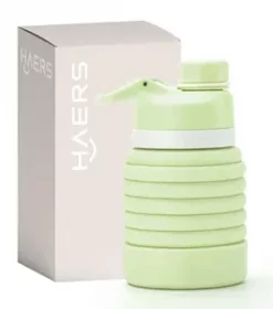 Gravierte faltbare Trinkflasche – Leicht zu transportieren und wiederverwendbar