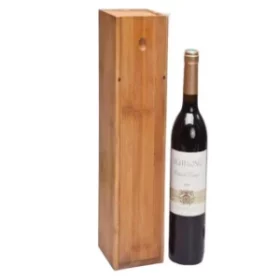 Elegante Holzbox für Weinflaschen – Geschenkbox für Jubiläen und Feste