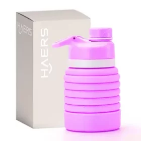 Faltbare Wasserflasche mit Firmenlogo gravieren – Nachhaltiges Werbegeschenk